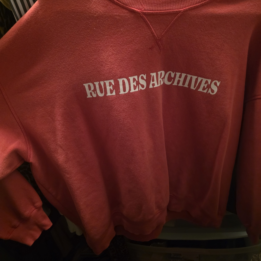 H&M Red Crew Neck Sweater